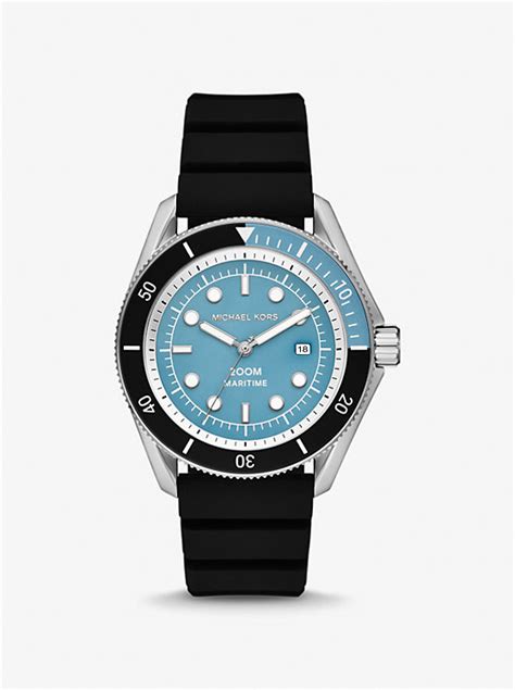 michael kors watch mk-3059|Oversized Maritime Silicone Watch .